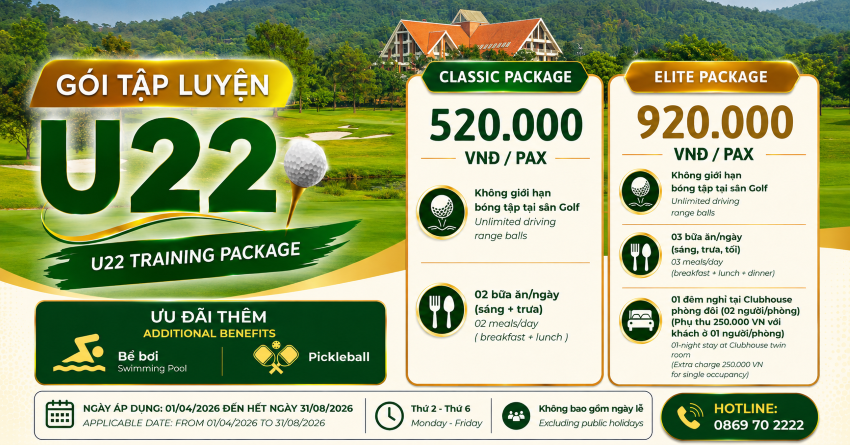GÓI TẬP LUYỆN U22