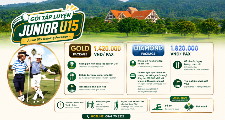GÓI TẬP LUYỆN JUNIOR U15