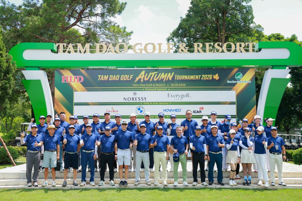 Tam Dao Golf Autumn Tournament 2026 – Bản giao hưởng mùa Thu và bước chuyển mình mạnh mẽ tại sân golf Tam Đảo