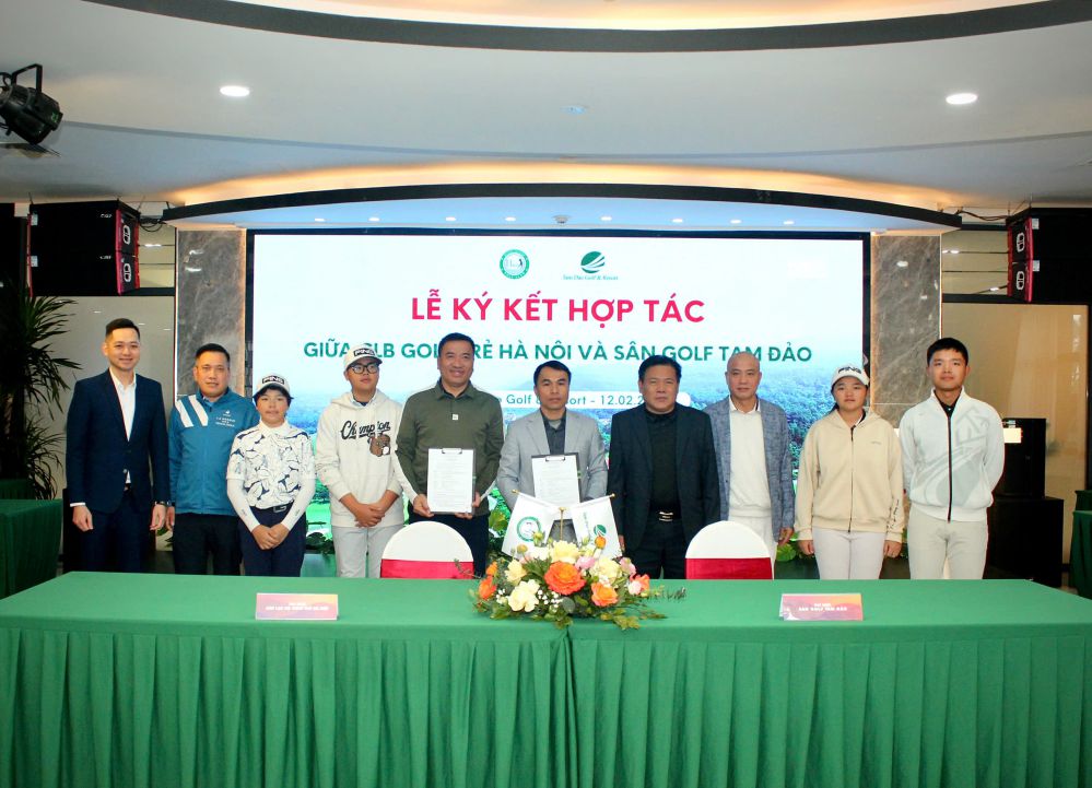 LỄ KÝ KẾT HỢP TÁC GIỮA CLB GOLF TRẺ HÀ NỘI VÀ SÂN GOLF TAM ĐẢO